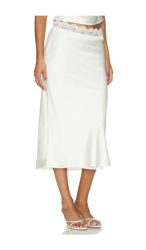 Rowan Lace Midi Skirt in . - size L (also in M, S) - MORE TO COME - Modalova