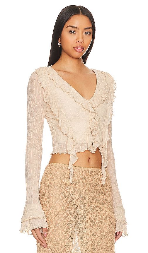 Lennox Top in Beige. - size L (also in M, S, XS, XXS) - MORE TO COME - Modalova