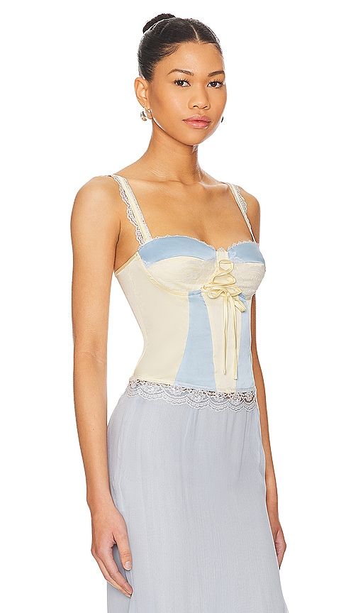 Ariya Cami Top in Ivory,Baby Blue. - size L (also in M) - MORE TO COME - Modalova