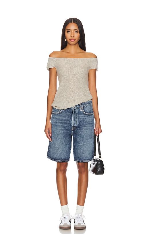 Malia Open Back Knit Top in . Taglia L. Also in M, S, XS - MORE TO COME - Modalova