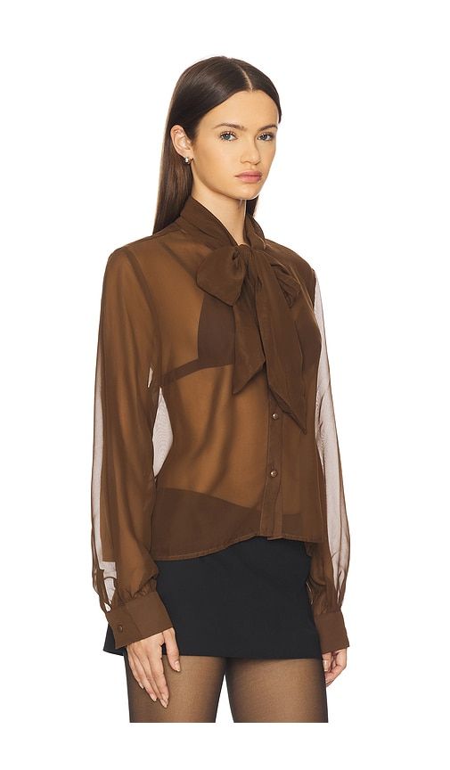 X Emma Leger Cinrella Sheer Top in . - size S (also in XS) - MORE TO COME - Modalova