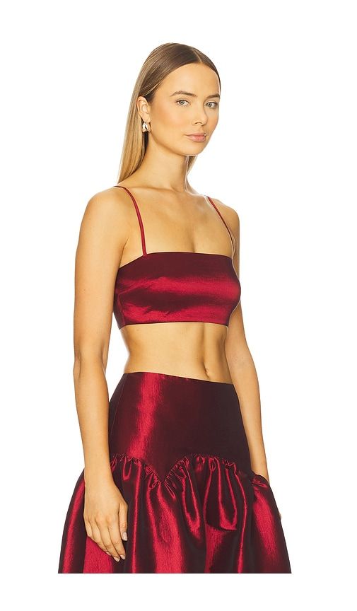 Carson Top in Burgundy. - size L (also in M, S, XS, XXS) - MORE TO COME - Modalova