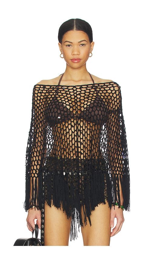 Loren Knit Poncho in . - size M (also in S, XS) - MORE TO COME - Modalova
