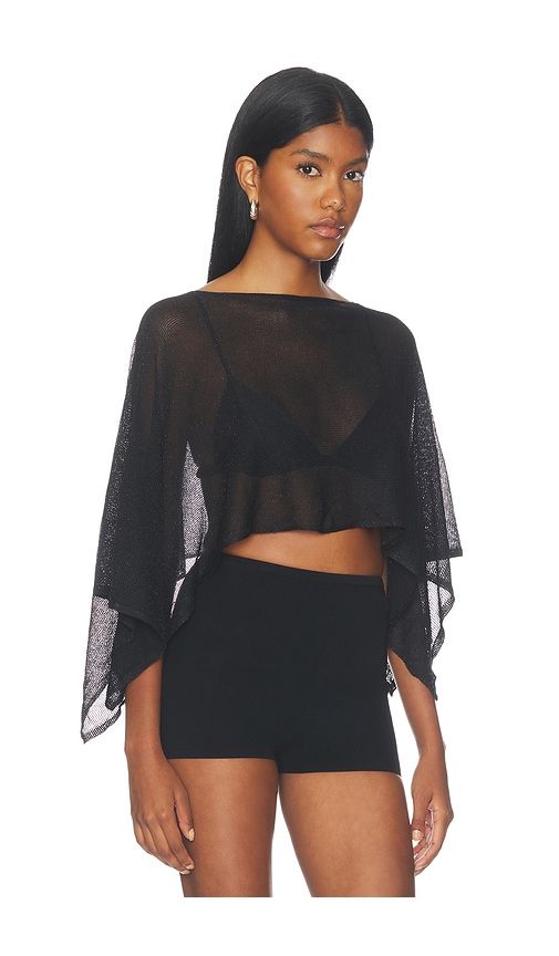 Orson Knit Poncho in Black. - size L (also in M, S, XS) - MORE TO COME - Modalova