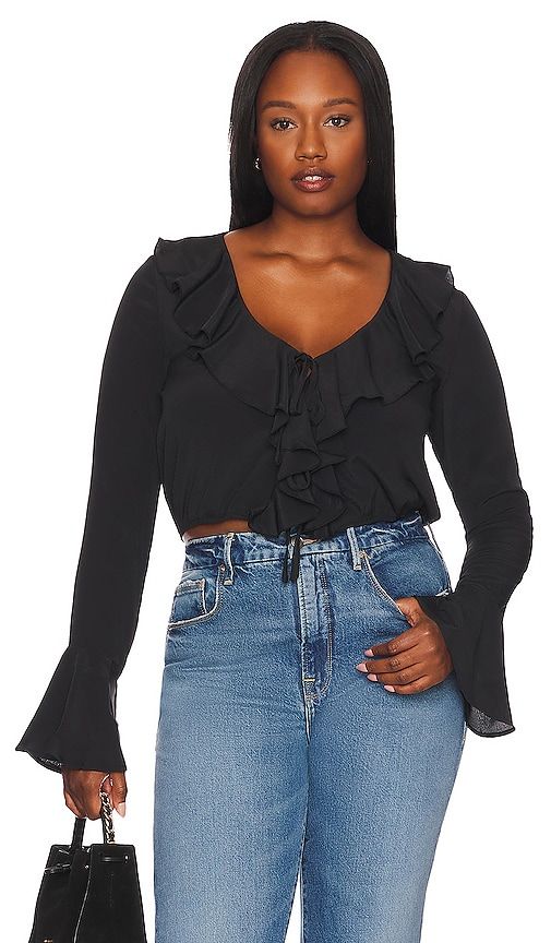 Denise Ruffle Tie Top in . - size L (also in M, S, XS, XXS) - MORE TO COME - Modalova
