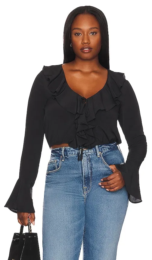 Denise Ruffle Tie Top in . - size M (also in S, XS, XXS) - MORE TO COME - Modalova