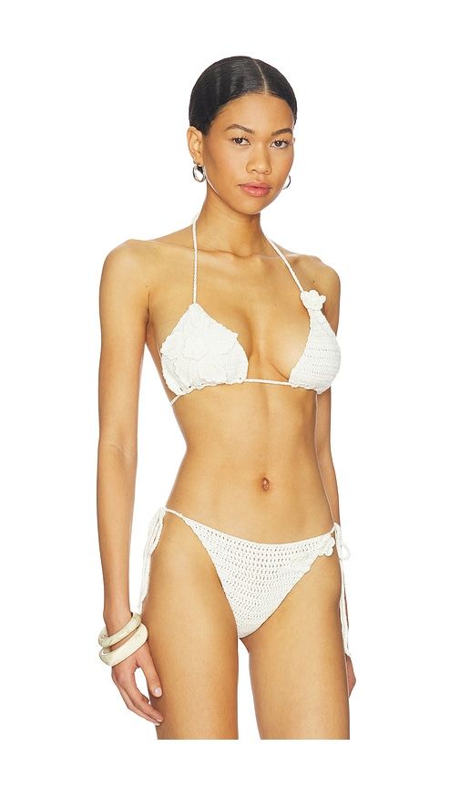 Lakeisha Crochet Bikini Top in . - size L (also in M, S) - MORE TO COME - Modalova