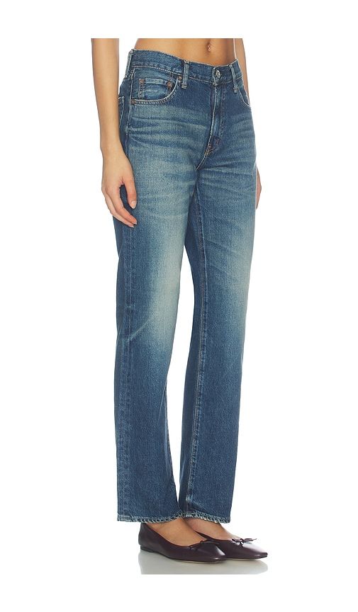 Leyden Straight Leg Jeans in Blue. - size 25 (also in 26, 27, 28, 30) - Moussy Vintage - Modalova