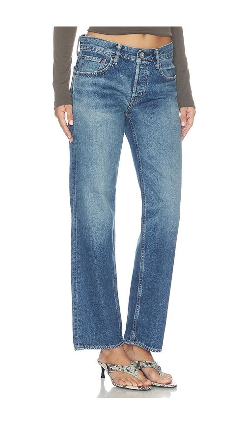 Wheeling Straight Low Jeans in . - size 24 (also in 27, 28, 30) - Moussy Vintage - Modalova
