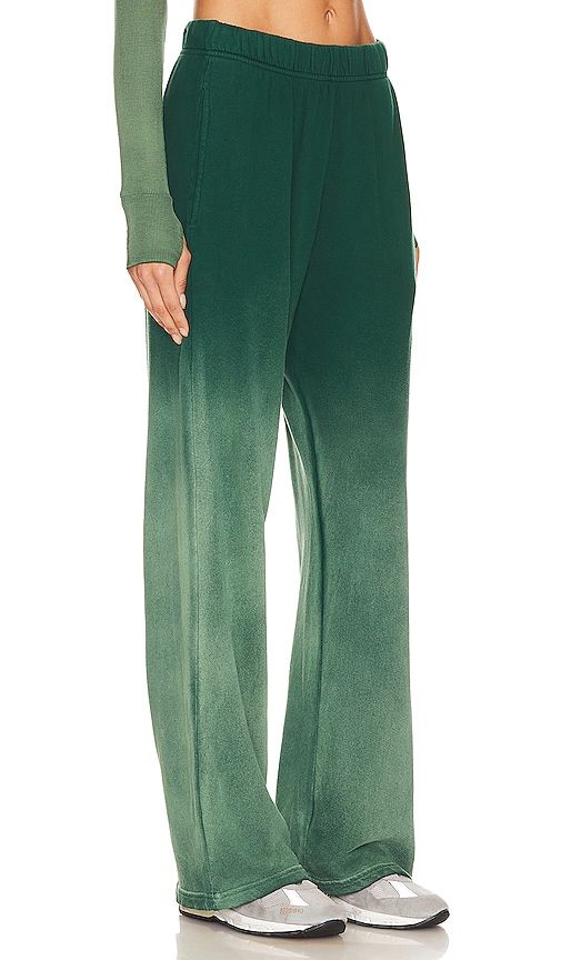 Theoden Wide Leg Pant in Green. - size L (also in M, S, XS) - Michael Lauren - Modalova
