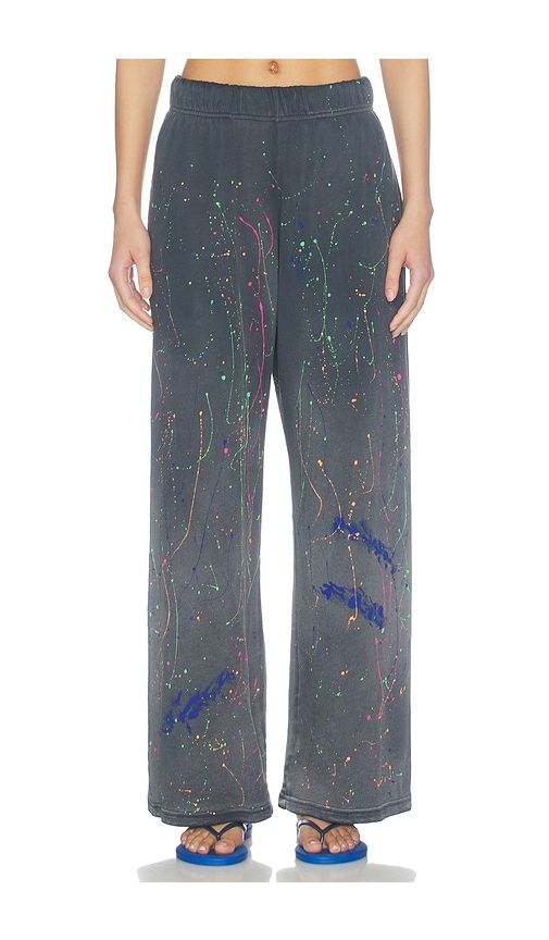 X REVOLVE Theoden Wide Leg Pant in Grey. - size L (also in M, S, XS) - Michael Lauren - Modalova