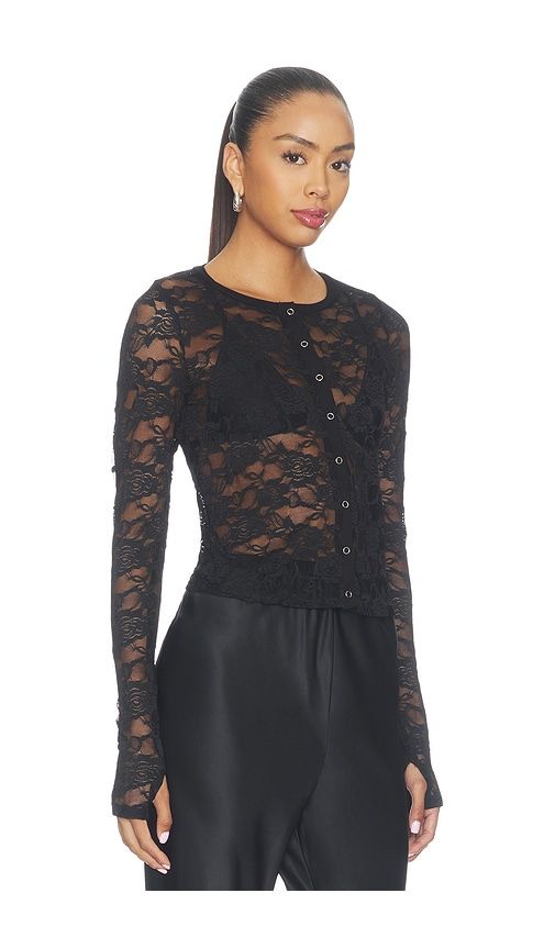 Vesca Lace Snap Front Long Sleeve in . - size L (also in M, S, XS) - Michael Lauren - Modalova
