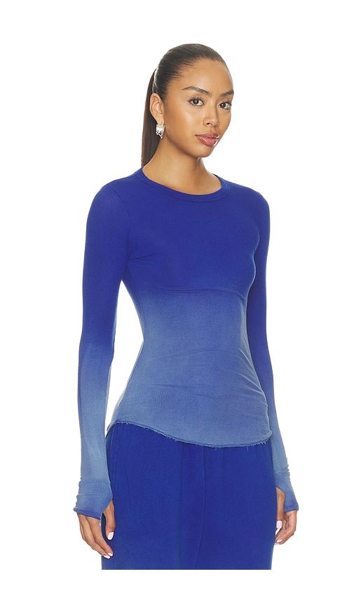 X REVOLVE Alick Long Sleeve Tee in Blue. - size L (also in M, S, XL, XS) - Michael Lauren - Modalova