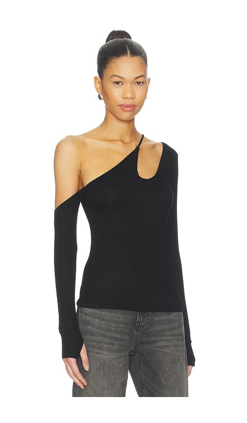 Usher Asymmetrical Longsleeve Top in . - size L (also in M, S, XS) - Michael Lauren - Modalova