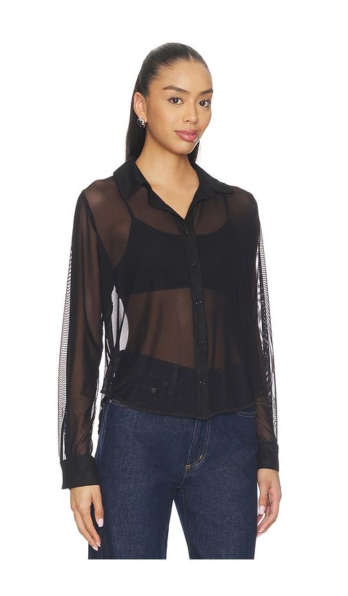 Alameda Mesh Long Sleeve Button Up in . - size M (also in XL) - Michael Lauren - Modalova