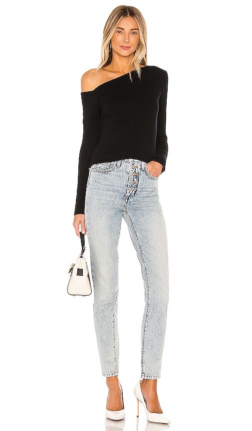 Maples Long Sleeve Top in . Taglia L. Also in M, S, XS - Michael Lauren - Modalova