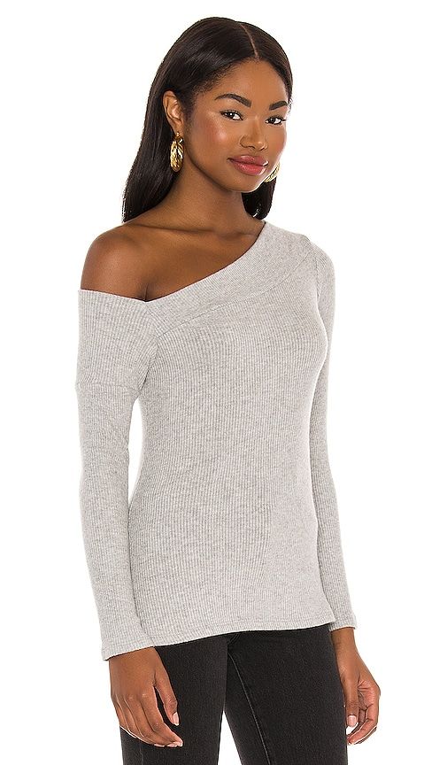 Maples Long Sleeve Top in Grey. - size L (also in XL) - Michael Lauren - Modalova