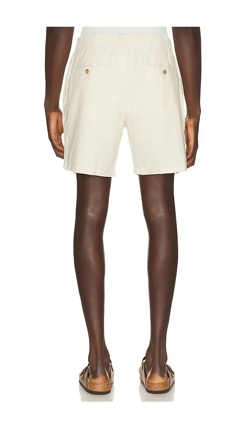 Saturday Hemp Chino 7 Short in Cream. - size L (also in S, XL/1X) - Marine Layer - Modalova