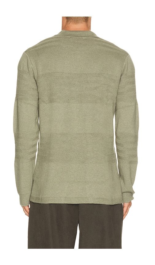 Rugby Sweater Polo in Green. - size L (also in M, S, XL/1X) - Marine Layer - Modalova