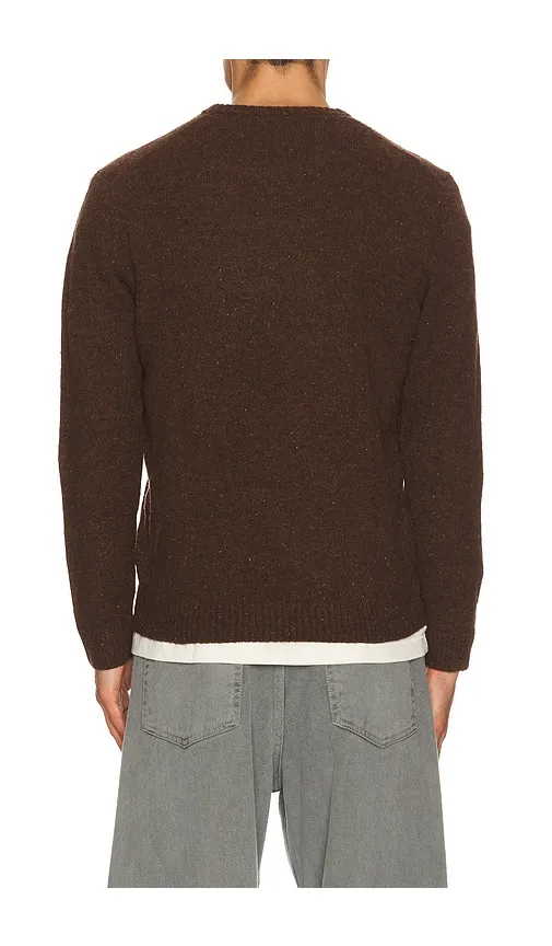Donegal Crew Sweater in Brown. - size L (also in M, S, XL/1X) - Marine Layer - Modalova