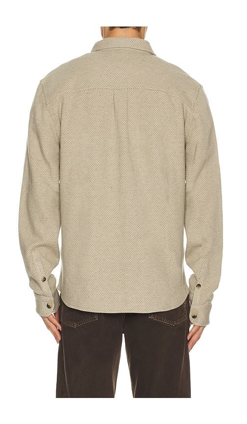 Pacifica Stretch Twill Overshirt in Brown. - size M (also in S) - Marine Layer - Modalova