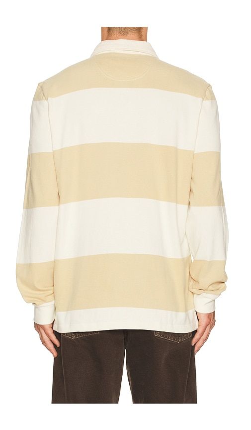 Sueded Rugby Polo in Cream. - size L (also in S, XL/1X) - Marine Layer - Modalova