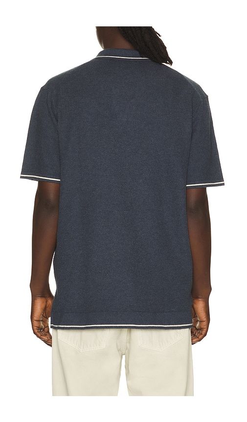 Liam Sweater Polo in Navy. - size S (also in XL/1X) - Marine Layer - Modalova