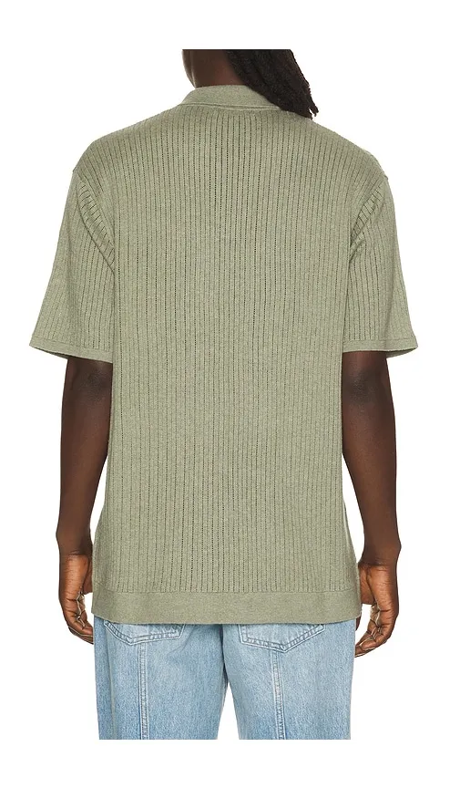 Liam Sweater Polo in Green. - size L (also in M, XL/1X) - Marine Layer - Modalova