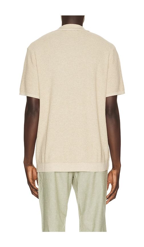 Greyson Knitted Polo in Brown. - size S (also in M, L, XL/1X) - Marine Layer - Modalova