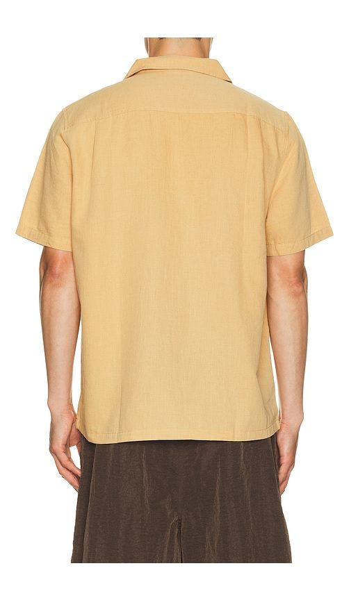 Sol Embroidered Resort Shirt in Orange. - size L (also in M, S) - Marine Layer - Modalova