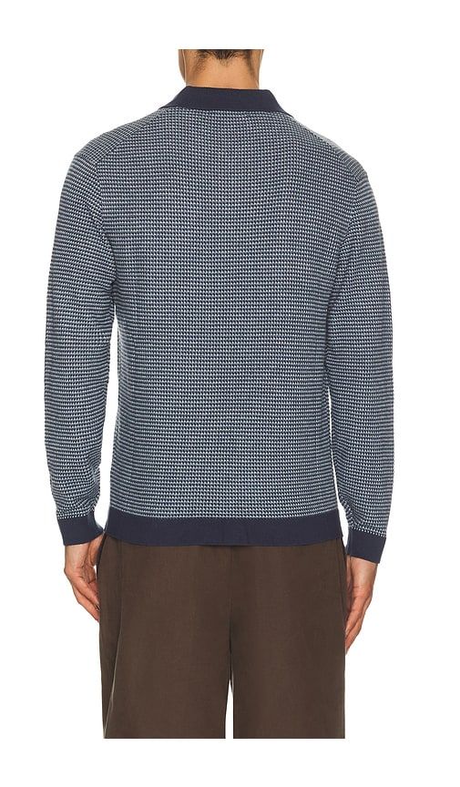 Liam Sweater Polo in Blue. - size L (also in M, S, XL/1X) - Marine Layer - Modalova