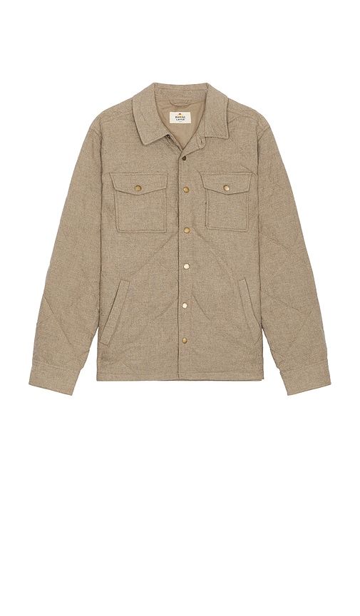 Olin Quilted Overshirt in Tan. - size M (also in S) - Marine Layer - Modalova