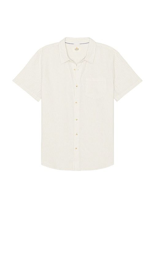 Better Than Linen Shirt in Cream. - size M (also in S, XL/1X) - Marine Layer - Modalova
