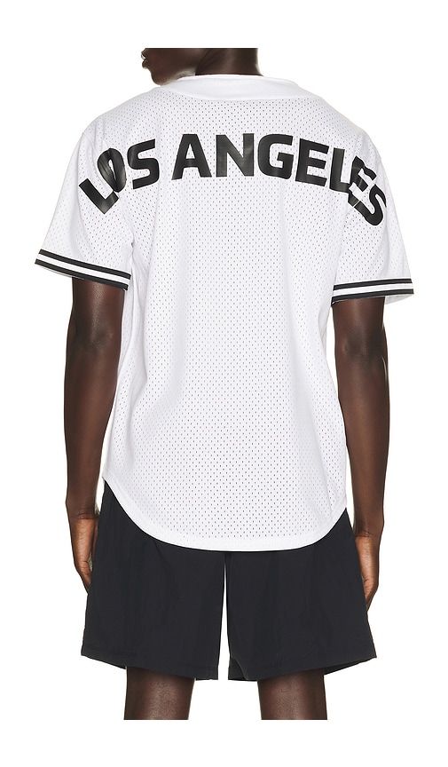 NBA Los Angeles Lakers Monochrome Mesh Shirt in . - size L (also in M, S, XL/1X) - Mitchell & Ness - Modalova