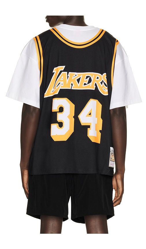 NBA Shaquille O'Neal Best in Class Short Sleeve Jersey in . - size L (also in M, S, XL/1X) - Mitchell & Ness - Modalova