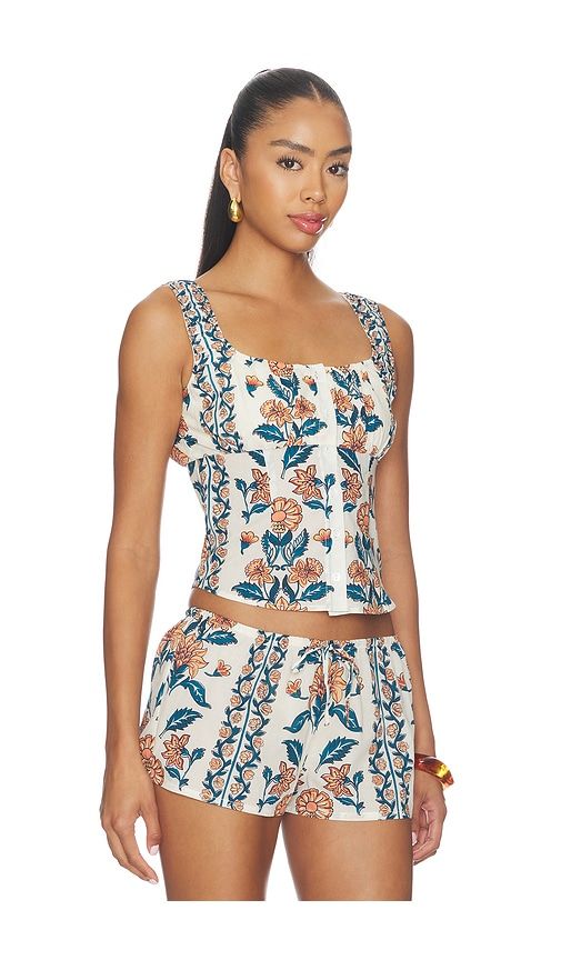 Millie Tank Top in Cream. - size L (also in M, S, XL, XS) - Montce - Modalova
