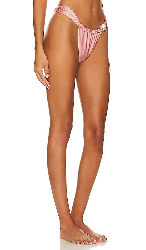Sandra Pearl Bikini Bottom in Rose. - size L (also in XL) - Montce - Modalova