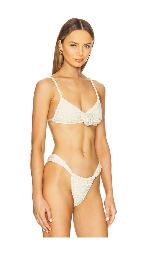 Rosa Devin Bikini Top in Nude. - size L (also in M, S) - Montce - Modalova