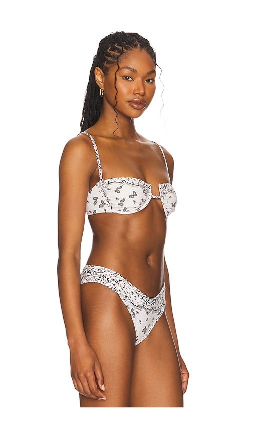 Swim Simonette Bikini Top in Ivory. - size L (also in XS) - Montce - Modalova