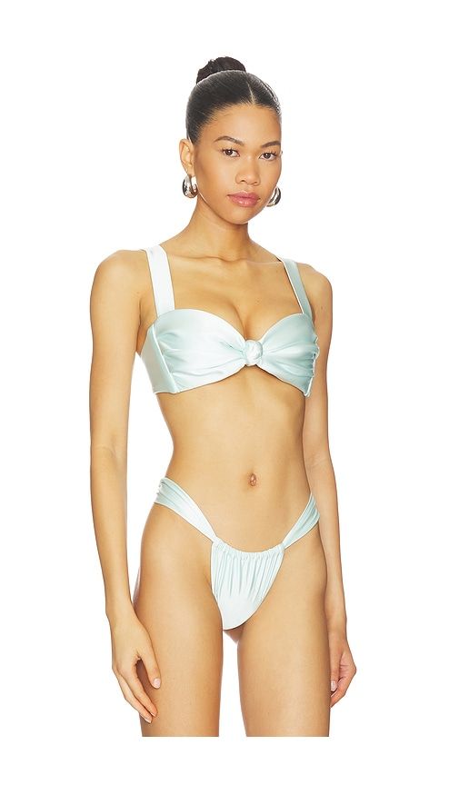 X Elsa Hosk Hayden Bikini Top in Baby Blue. - size M (also in S) - Montce - Modalova