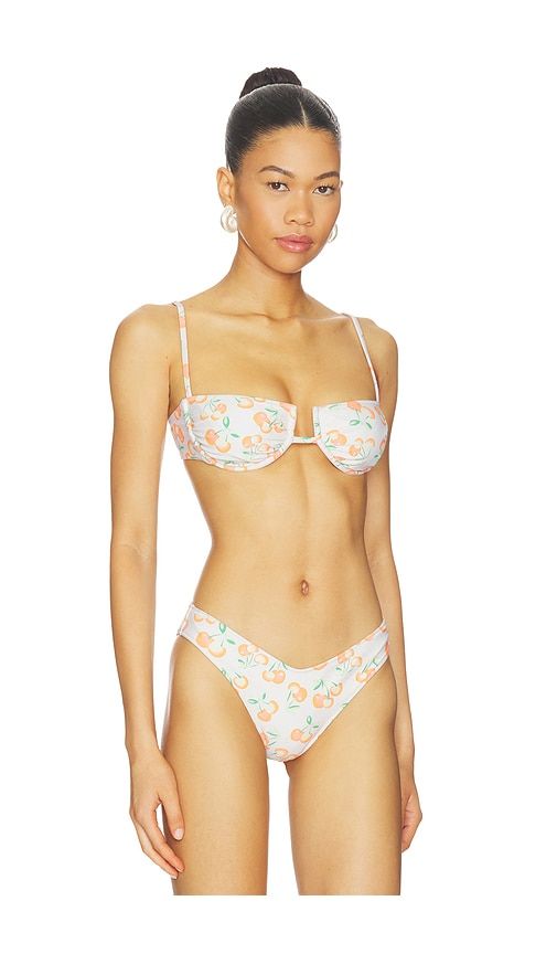 X Elsa Hosk Simonette Bikini Top in Cream. - size L (also in M, S, XL, XS) - Montce - Modalova