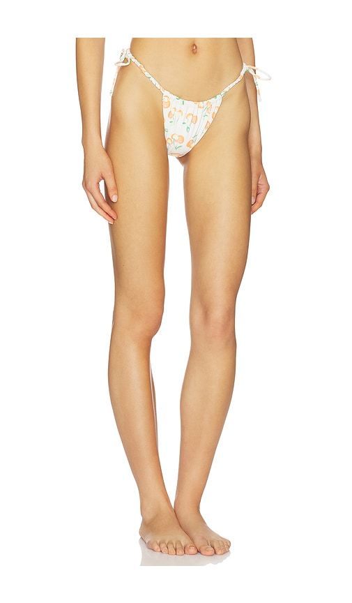 X Elsa Hosk Brasil Side Tie Bikini Bottom in Cream. - size L (also in M, S, XL, XS) - Montce - Modalova