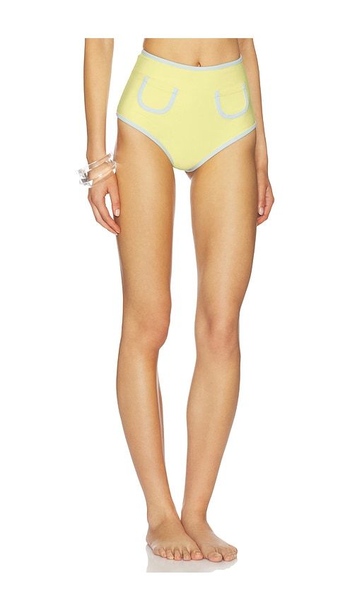X Elsa Hosk Polly Bikini Bottom in Yellow. - size S (also in XS, M, L, XL) - Montce - Modalova