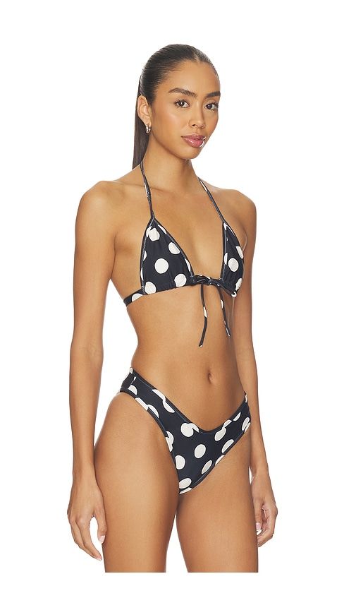 Binded Emma Bikini Top in Black,White. - size S (also in XS) - Montce - Modalova