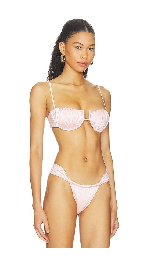Petal Bikini Top in Pink. - size S (also in XS) - Montce - Modalova