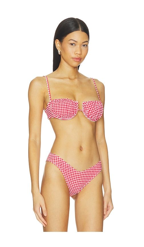 Petal Bikini Top in Red. - size M (also in S, XS) - Montce - Modalova