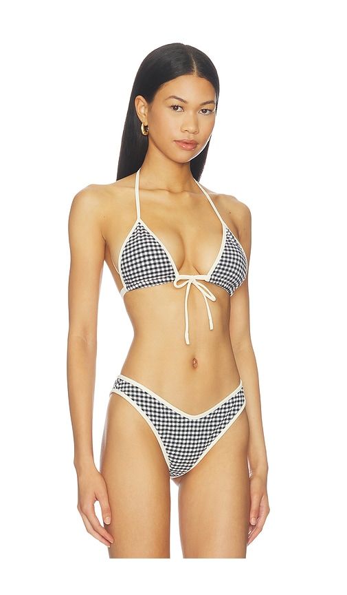 Binded Emma Bikini Top in & White. - size M (also in S, XS) - Montce - Modalova