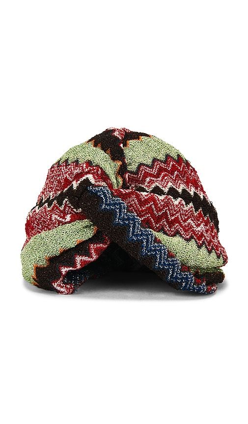 Turban in Black, Green & Pink Multi in Multi - Missoni - Modalova