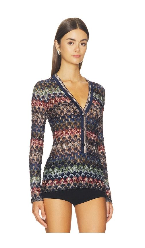 V-neck Sweater in Multi. - size 36/0 (also in 38/2, 40/4, 42/6) - Missoni - Modalova
