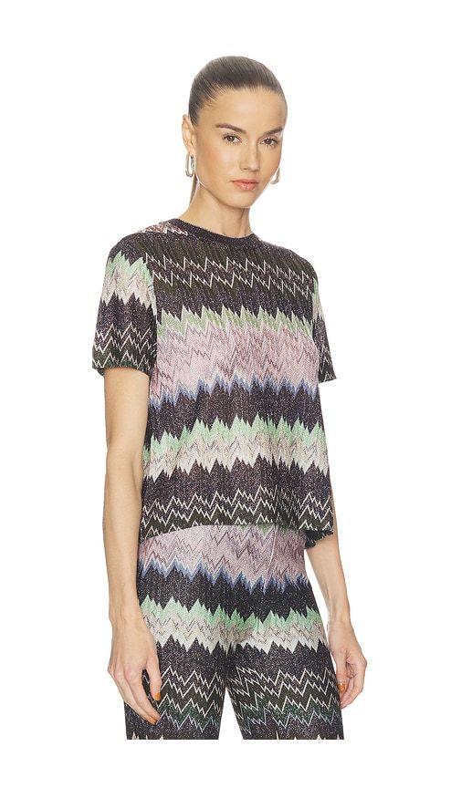 Short Sleeve T-shirt in Black,Green. - size M (also in XS) - Missoni - Modalova